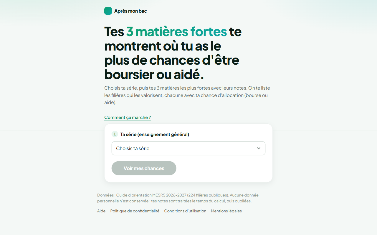 Après mon bac